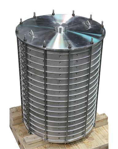 reverse flow filters image of steel equipment